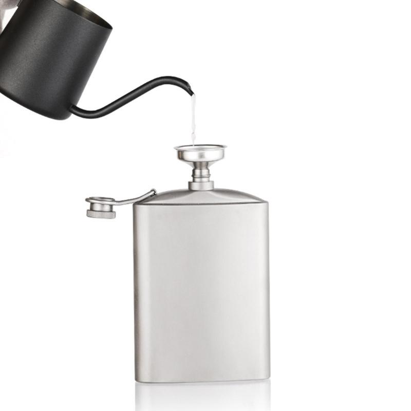 Durable Titaniums Flask High Quality Titaniums Wine Flask 260ml 200ml Bottle for Adventurous Traveler