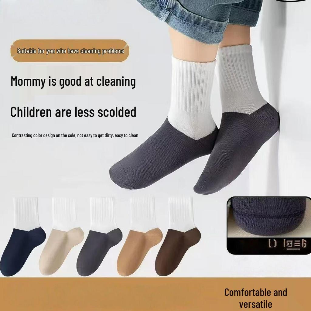 Children's Pink Princess Socks: Autumn & Winter Lace Rabbit Design