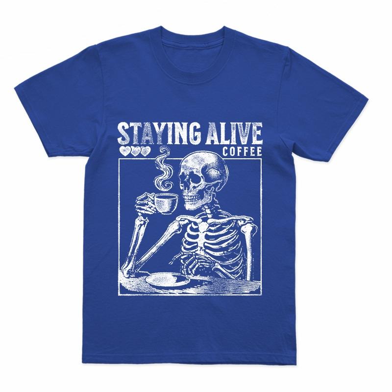 Coolmind U0020-T2 Skull Exclusive Graphic Men Tshirt Big Size Cool T Shirt Men Unisex Tee Shirts Tops