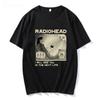 Radiohead T Shirt zespół rockowy Vintage Hip Hop zobaczę cię w następnym życiu Unisex fani muzyki drukuj mężczyźni kobiety koszulki z krótkim rękawem