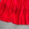 Elegant Green Bohemian V Neck Lantern Sleeve A Line Vestido Holiday Party Dress Sweet Chic Casual Women Fashion Solid