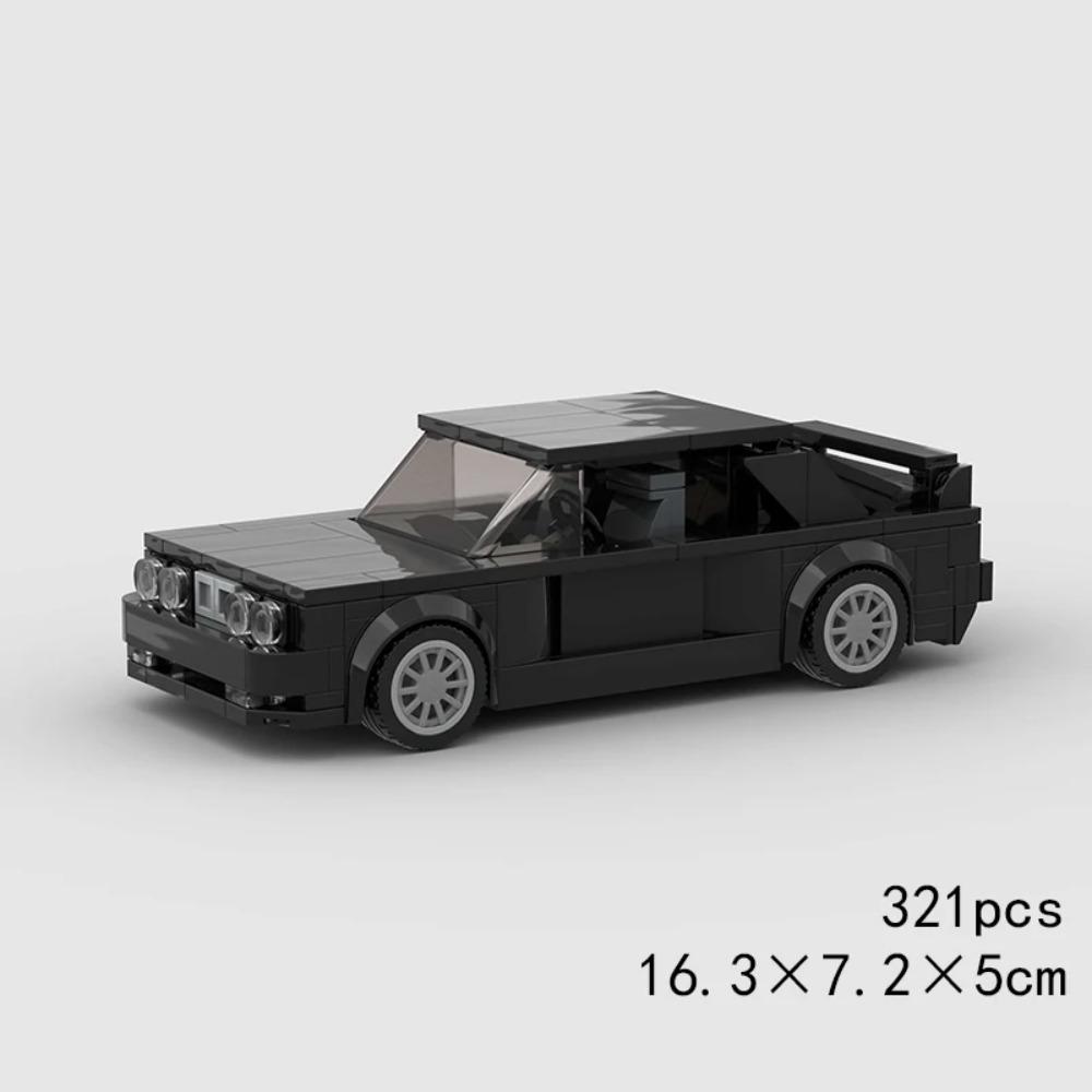 Model Mașină de Curse de Viteză în Oraș Blocuri de Construcție Cărămizi DIY MOC Jucărie Raliu Clasic Sport Vehicul Super Cursă Cadou de Crăciun tehnică