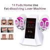 14 Pads LED Laser Body Slimming Cellulite Remove Fat Burner Machine 2021 New