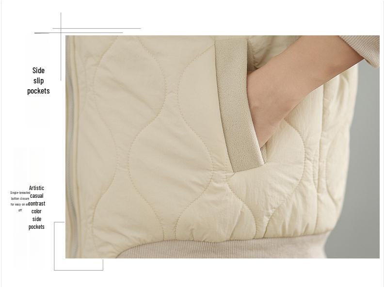 New Autumn/Winter Women's Korean-Style Thickened Hooded Jacket - Simple, Fashionable, and Warm.