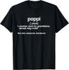 Poppi Definition Another Word For Grandfather T-shirt
