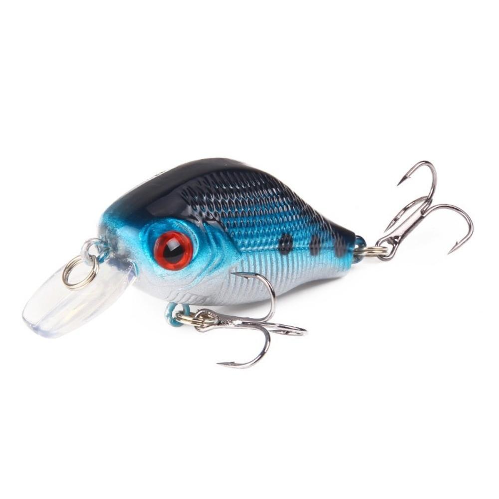 5 Pcs/Set 3D Eyes Floating Crankbait Lure Artificial Fishing Bait for Freshwater Saltwater Fishing