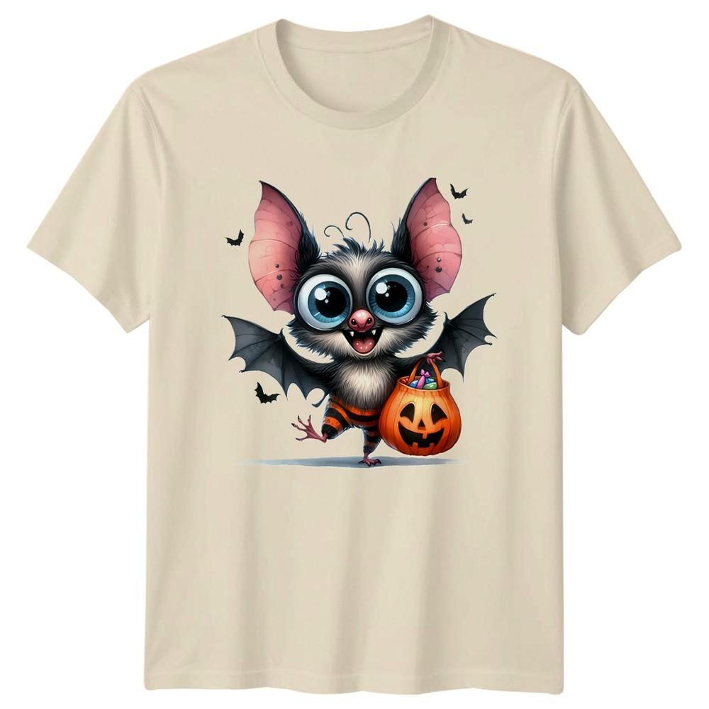Halloween Bat Trick Or Treat Kids Holidays Unisexs Unisexs Graphic Tee