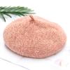 Female autumn and winter woolen bud hat literary small fresh three-dimensional painter hat warm knitted beret