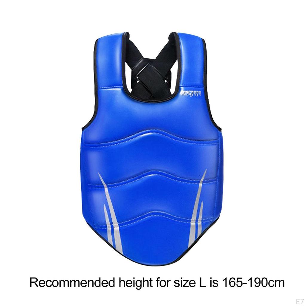 Protection Karate Chest Protector Comfortable Elastic Rib Shield Vest for Home Gym Muay Thai