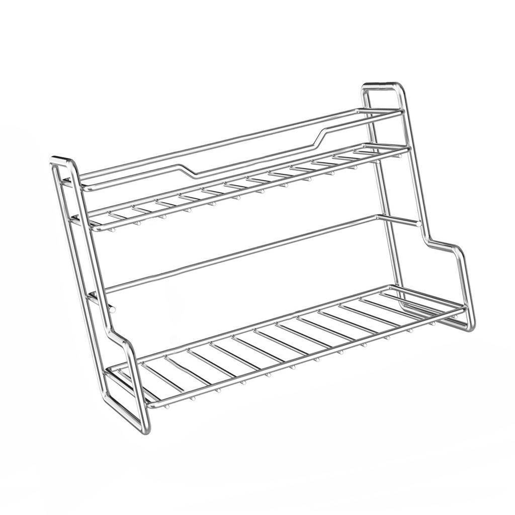 Elegant Sturdy Stainless Steel Desktop Organizers Portable Accessory for Bedroom and Kitchen Clutters Reduction