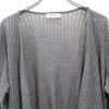 BARNEYS NEWYORK Long sleeve long knit cardigan gray Women Used