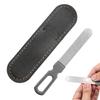 Stainless Steel Manicure Tool Diamond Grit Nail File Double Sided Manicure Grinding Buffer Tool for Finger Toe Nails tools