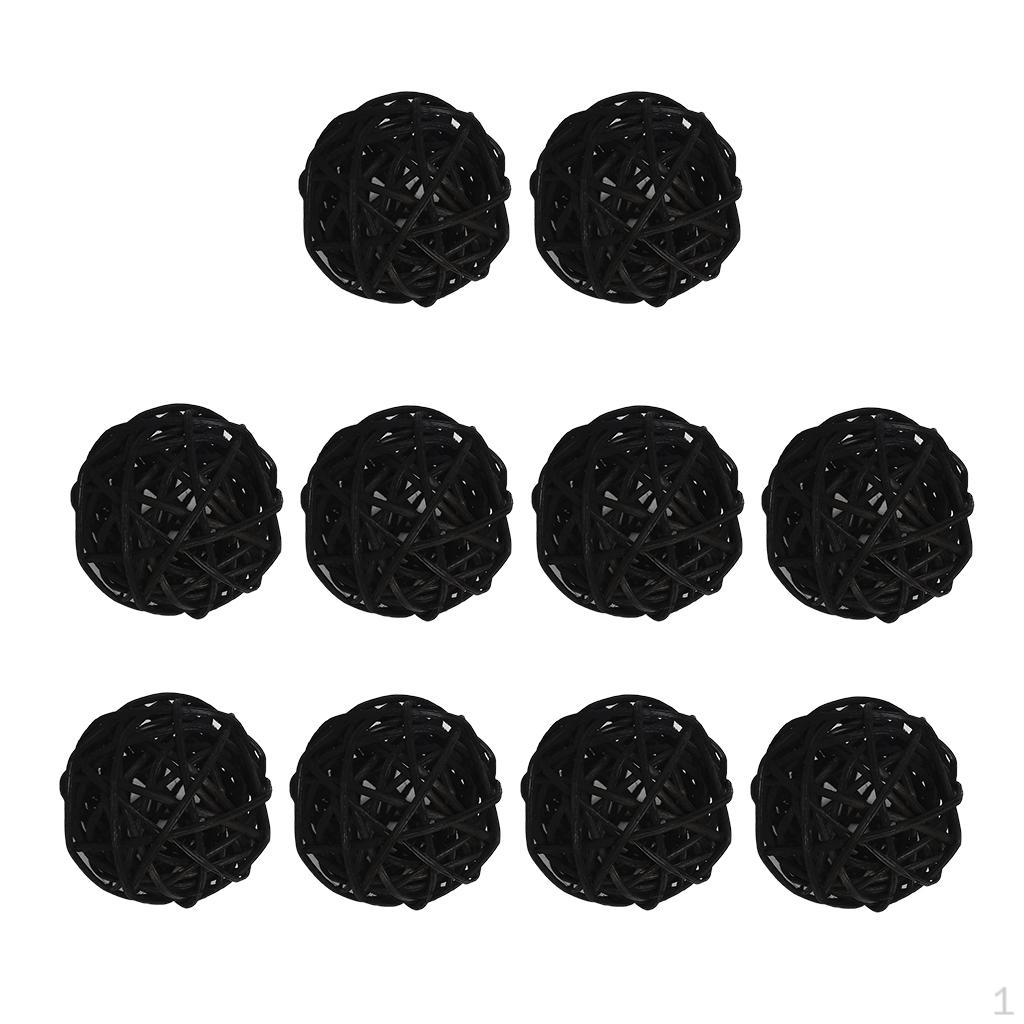 10 Pcs Rattan Vine Ball Twig Orbs Balls Wicker 5 CM