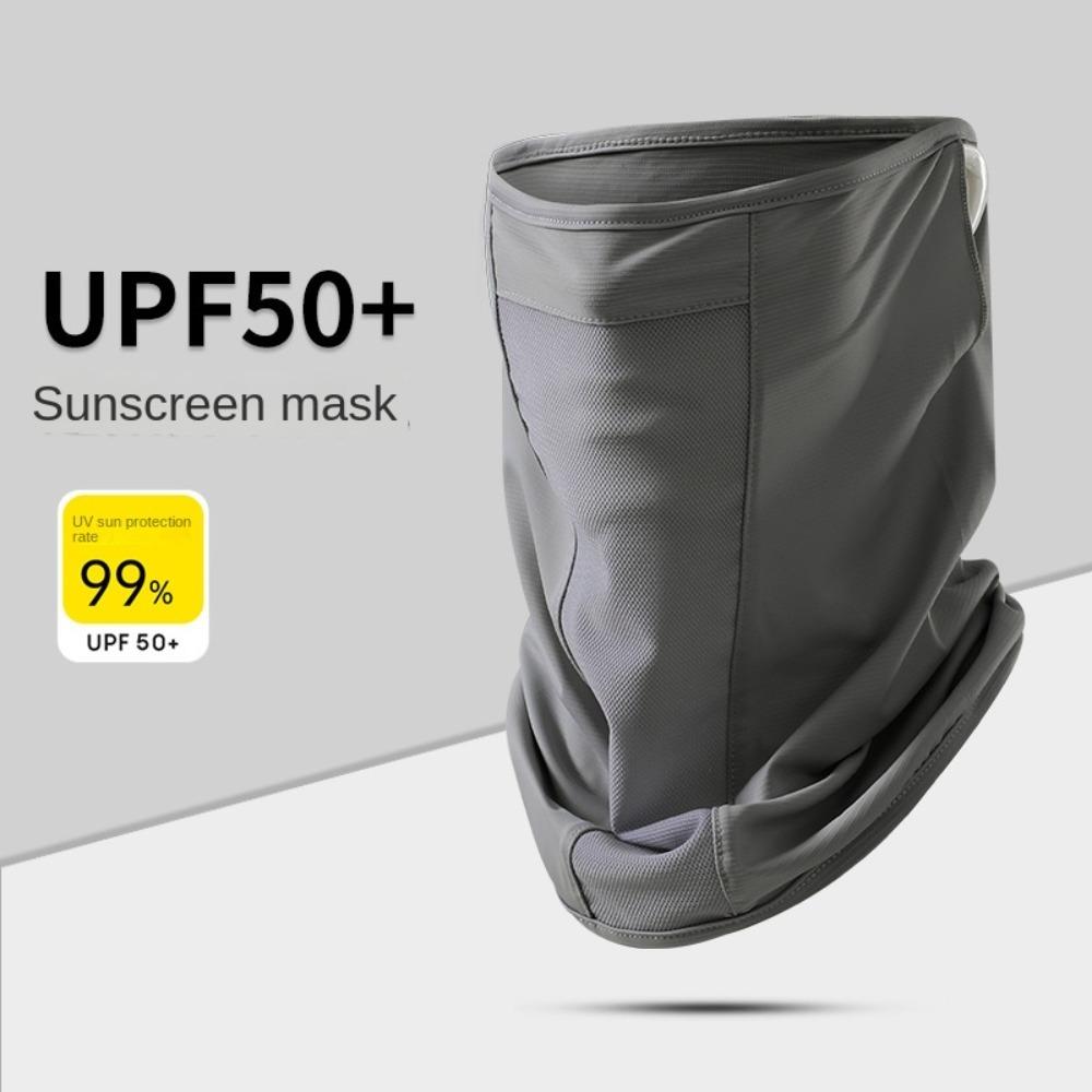Full Face Sunscreen Face Cover Absorb Sweat UV Protection Veil Motorcycle Scarf  Summer