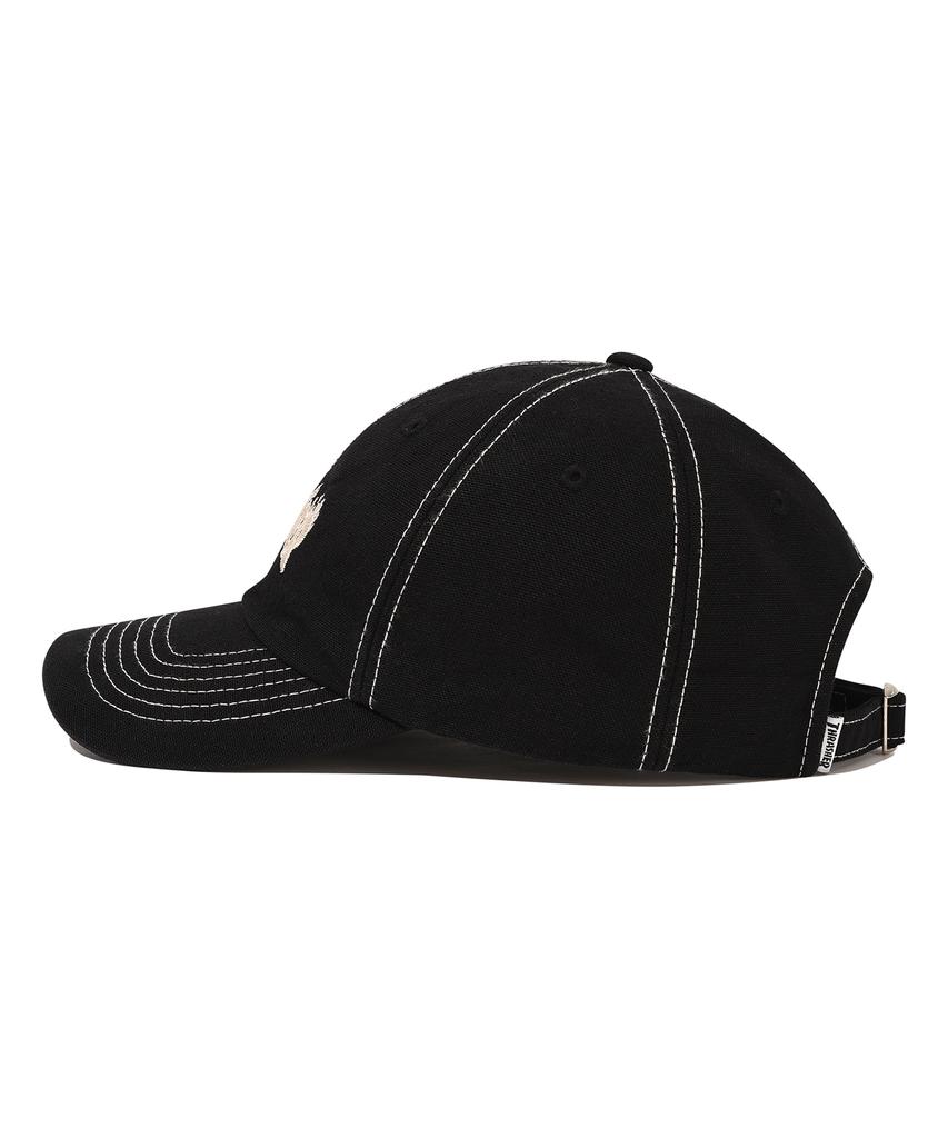 Treasure Flame Stitch Logo Ball Cap Black