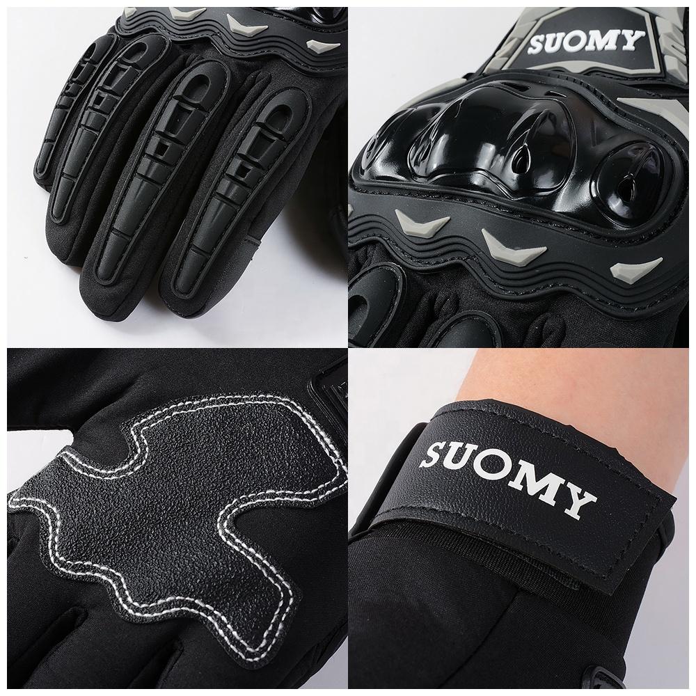 SUOMY Motorradhandschuhe Winddicht Wasserdicht Guantes Moto Herren Motorrad Rennsport Handschuhe Touchscreen Motocross Handschuhe Winter