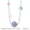Crystal Shell Pendant Necklace Sea Beach Bohemia Beads Chain Choker Conch Shell Necklace  Summer
