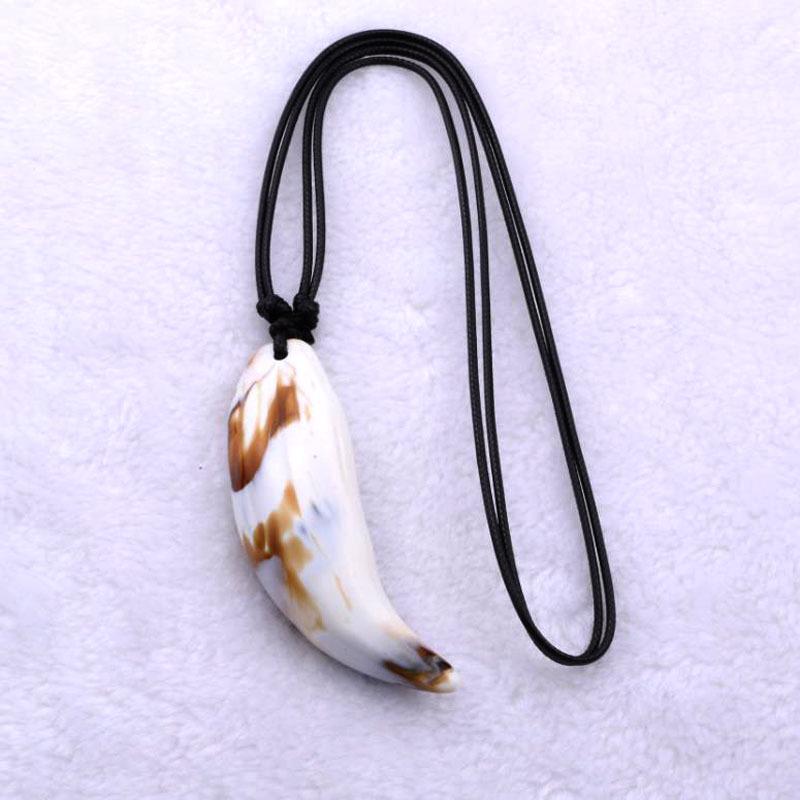Ethnic Resin & Acrylic Shell Necklace - Unique Design