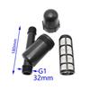 Irrigation 1 Inch Water Filter 120 Mesh Screen Filter Stainless Steel Drip Irrigation Garden Watering Agriculture 1pcs
