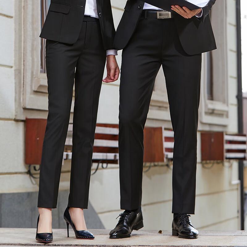 Telooman Men's Straight-Leg Business Casual Dress Pants