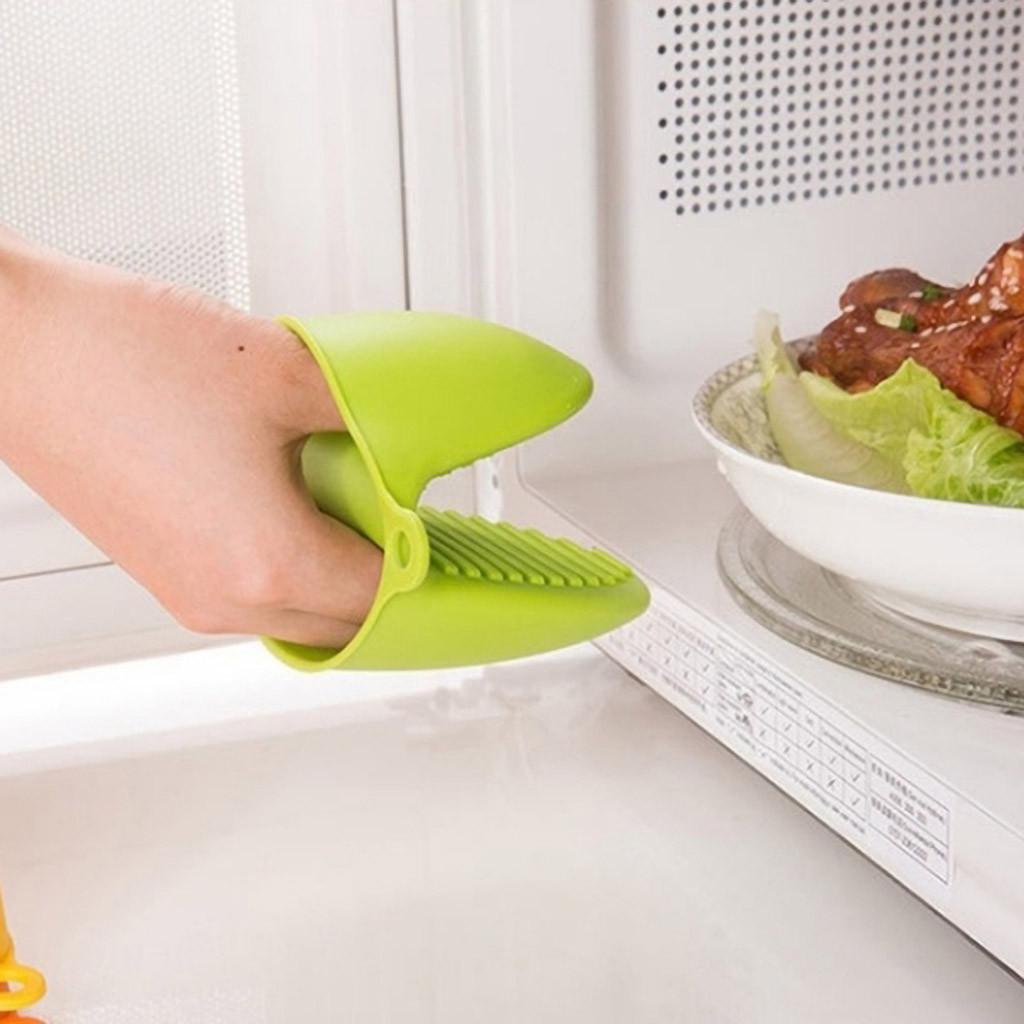 Kitchen Silica Microwave Oven Insulation Gloves Silicone Oven Insulated Gloves