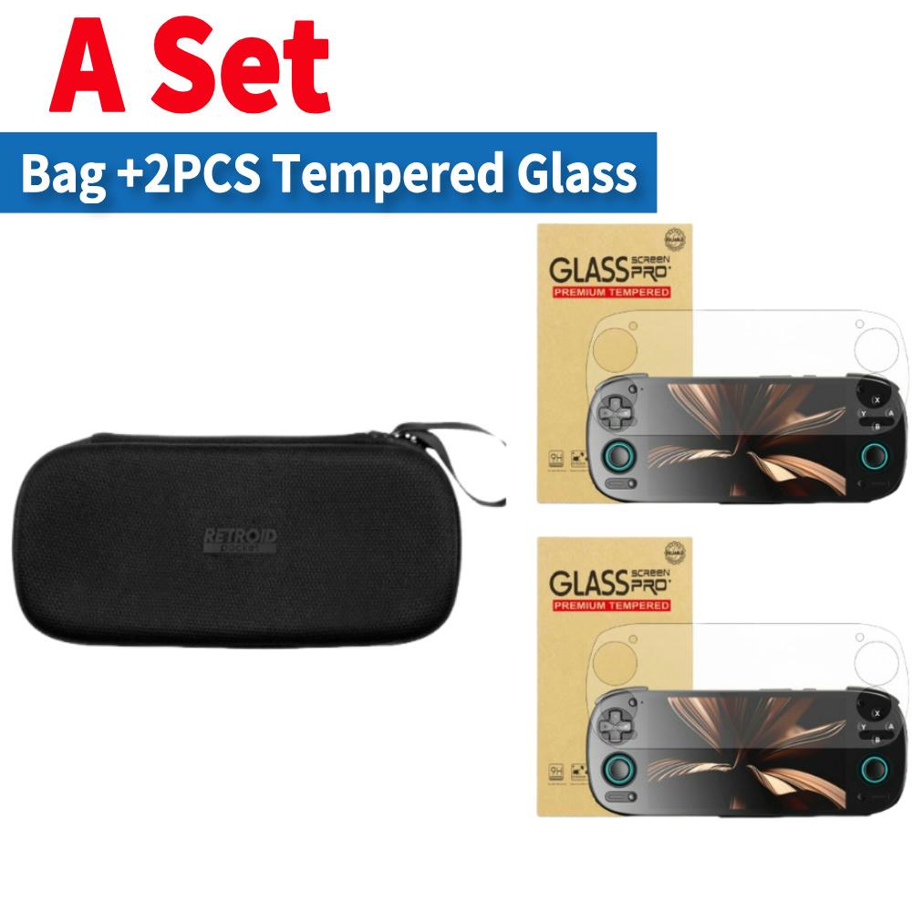 For Retroid Pocket 5 Case Storage Bag Handheld Game Console Shockproof Protable Travel Bag Accessories Box Anti-scratch