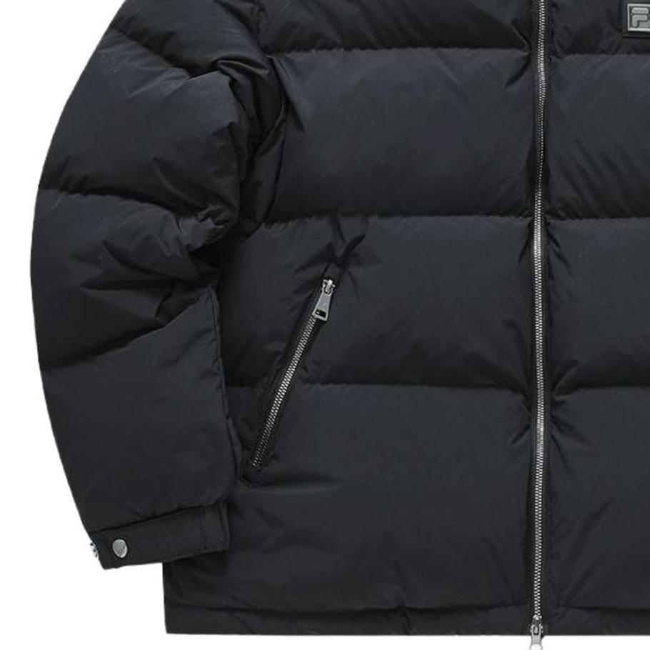 New Beams X FILA Down Jackets Men's Black T11M349904F-BK