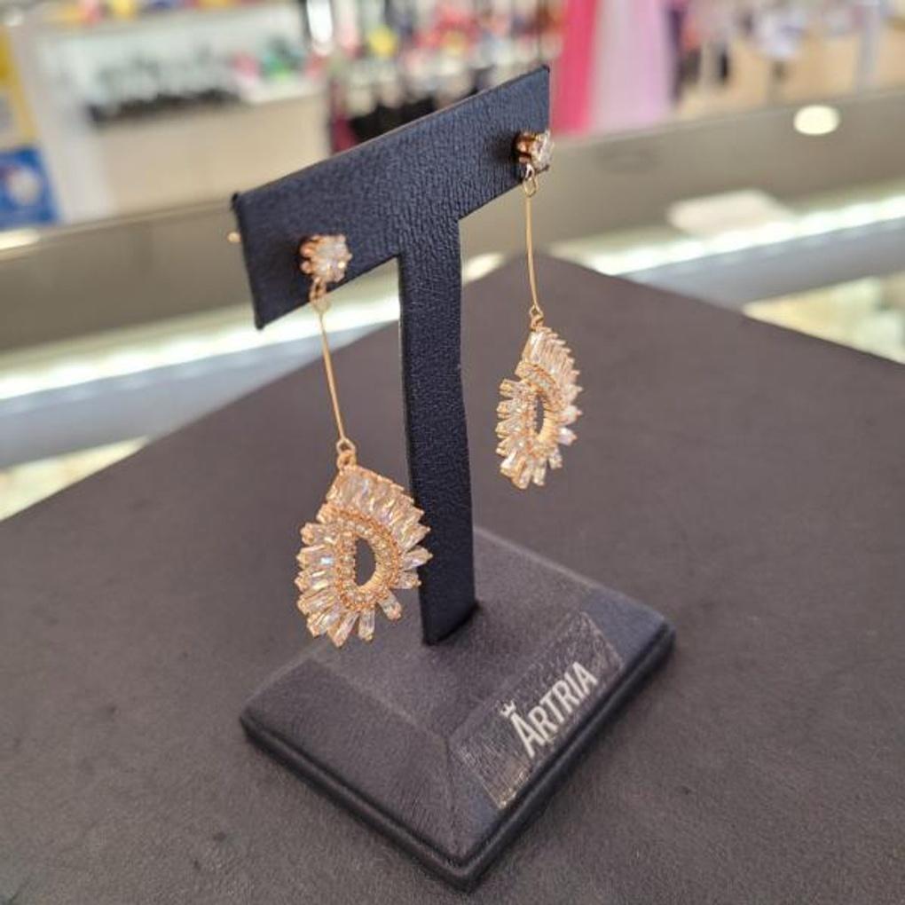 ARTRIA Tepa Water Drop Drop Earrings CHAERET0014BKF