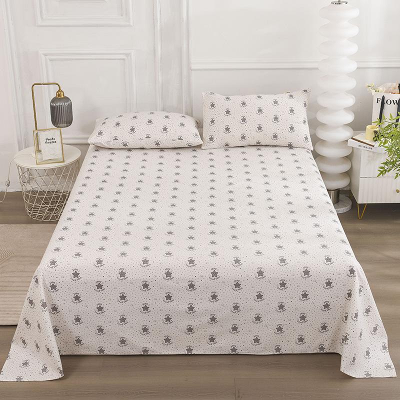 

1pc Thick Cotton Bed Sheet Flower Series Double Top King Sheets for Girls Boys Kids Single Queen King Size Bed Linen 120x230cm 1pc