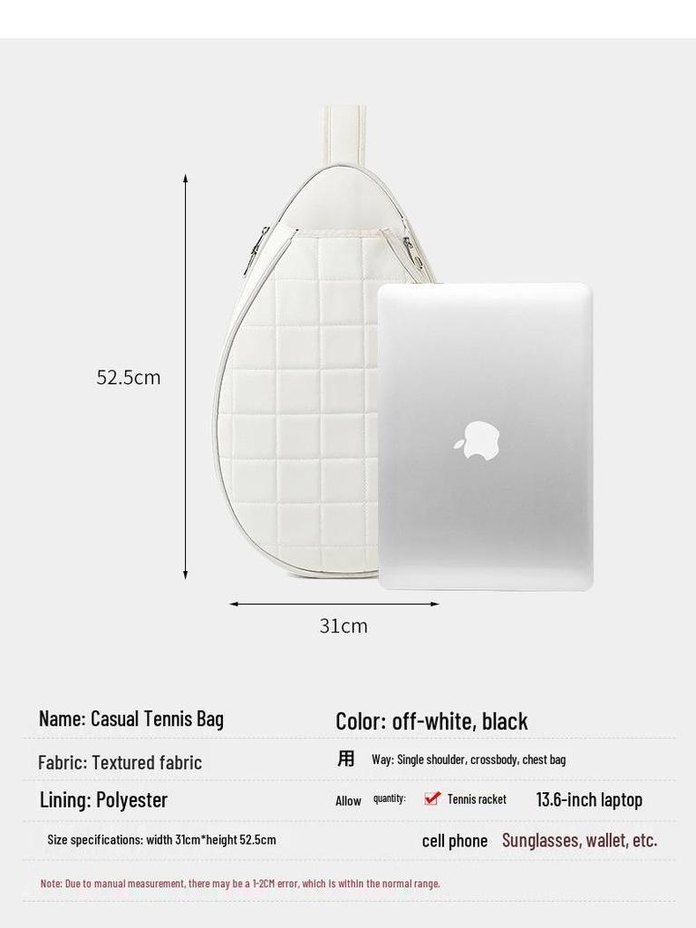 2025 Unisex Sport-Schlägertasche - Großes Fassungsvermögen, Schulter- & Umhänge-Stile für Frauen, Männer & Kinder