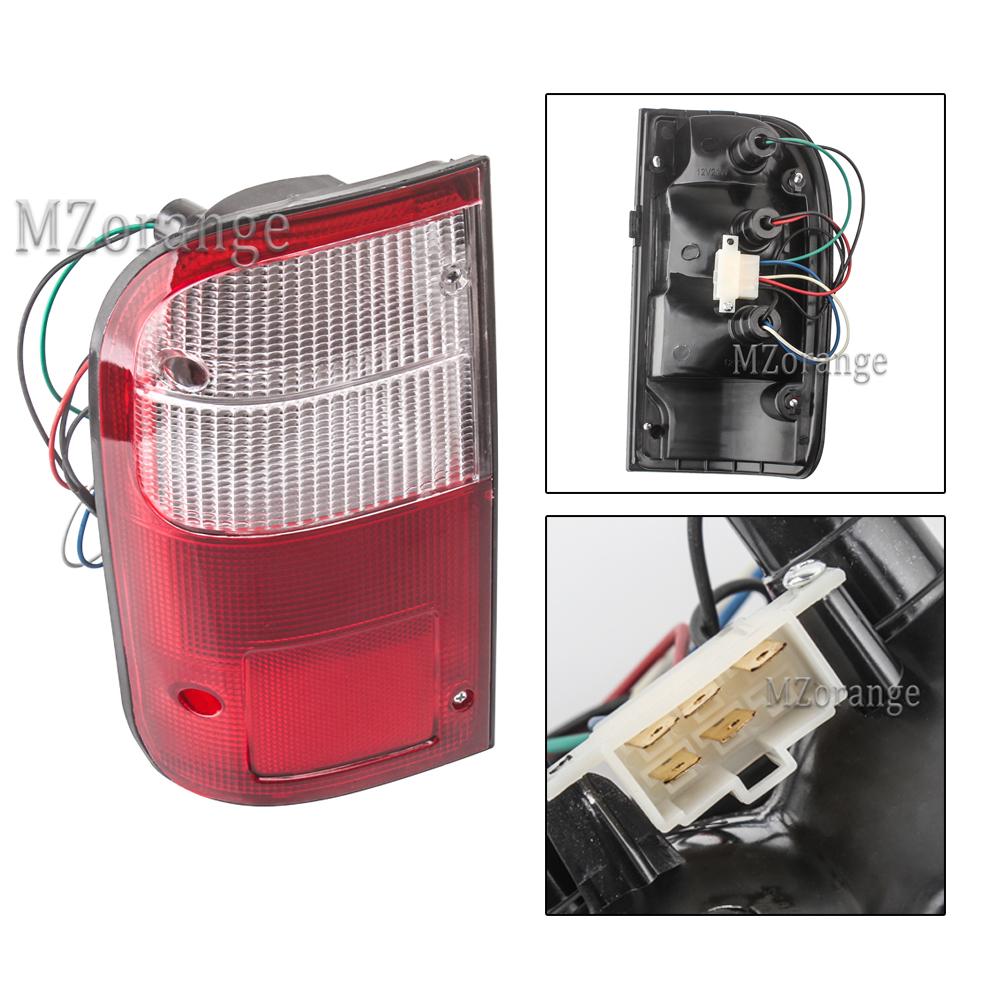 Tail Lamp Assembly Without Bulb for Toyota Hilux MK4 1997-2006 Rear Brake Driving Lamp Accessories Parts Auto RLT245-R RLT245-L