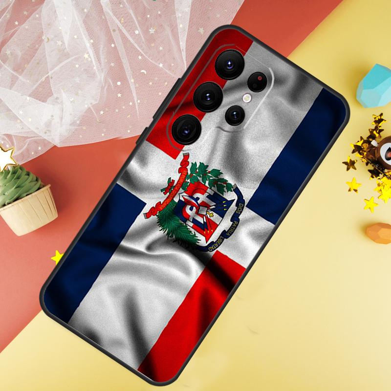 Dominican Republic Flag Phone Case For Samsung Galaxy S26 S25 S24 S21 S20 S22 S23 Ultra S10 Plus S25 FE Cover Coque
