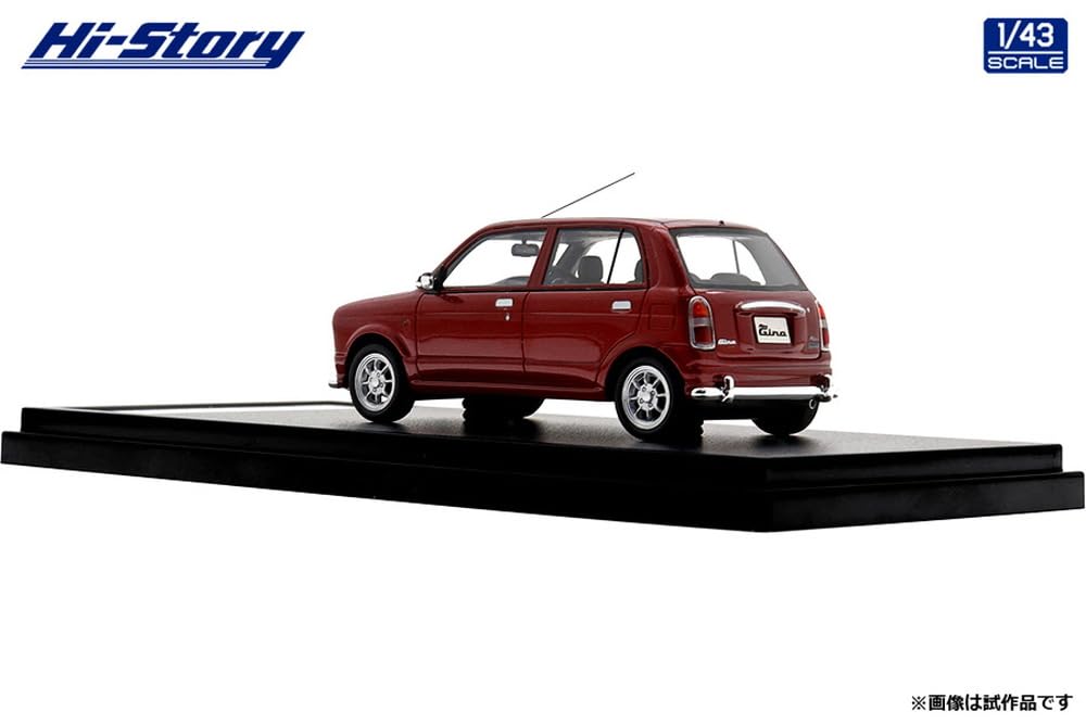 Inter Allied Hi Story 1/43 Daihatsu Mira Gino 5-Door (2000) Maple Red Mica Metallic Finished Model