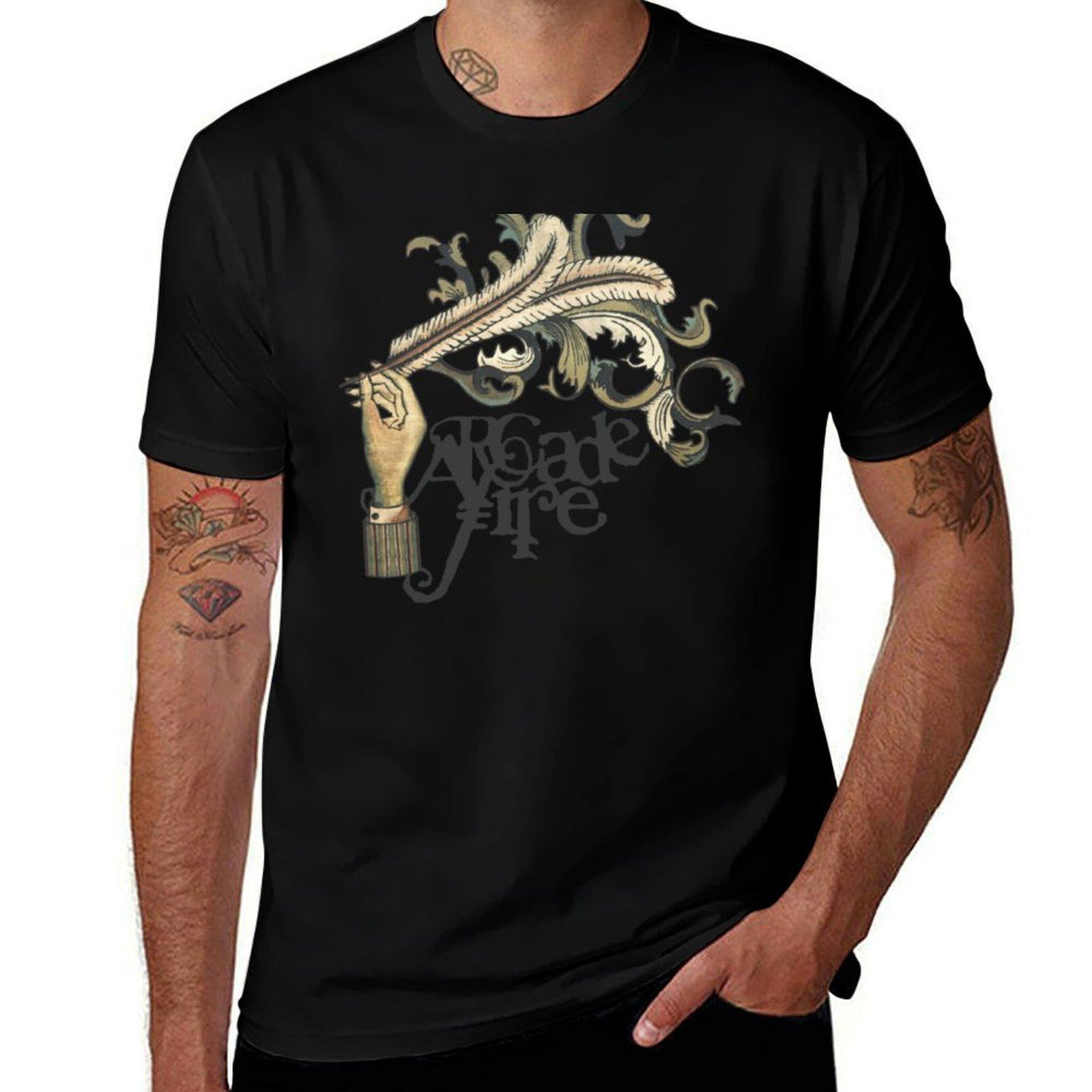 Arcade Fire - Funeral T-Shirt Soft Lightweight Cotton T-Shirt S разноцветный