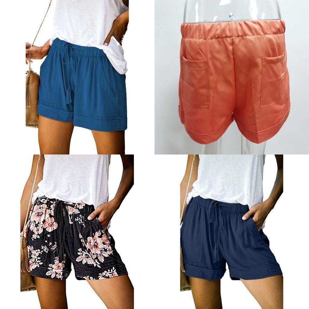 Stylish Womens Loose Mini Drawstring Shorts With Pockets For Casual Comfort