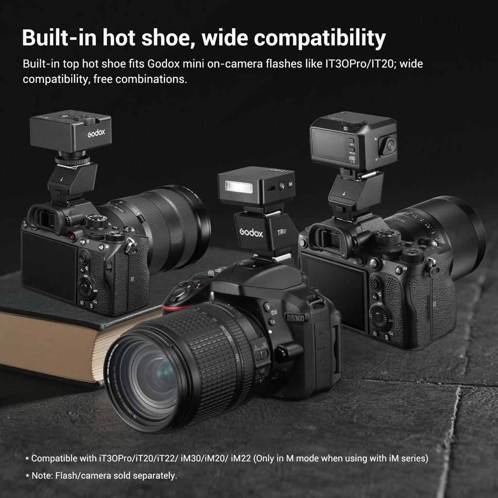 Authorized GODOX TTL Hot Shoe Riser Flash for IT30 Pro Rechargeable HSS Rehouser for De Grif Canon [GODOX Dealer] TR-C IT20-S, IT20S, IT30PRO-S, S,