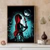 Full Round Diamond Painting Red-haired Skeleton Art Rhinestone Picture Mosaic DIY 5D Cross Stitch Embroidery Home Decoration
