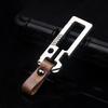 Titaniums Alloy Keychains Clip Waist Hanging Keychain Buckles  with Bottle Opener Screwdriver Outdoor Tool Key Holder