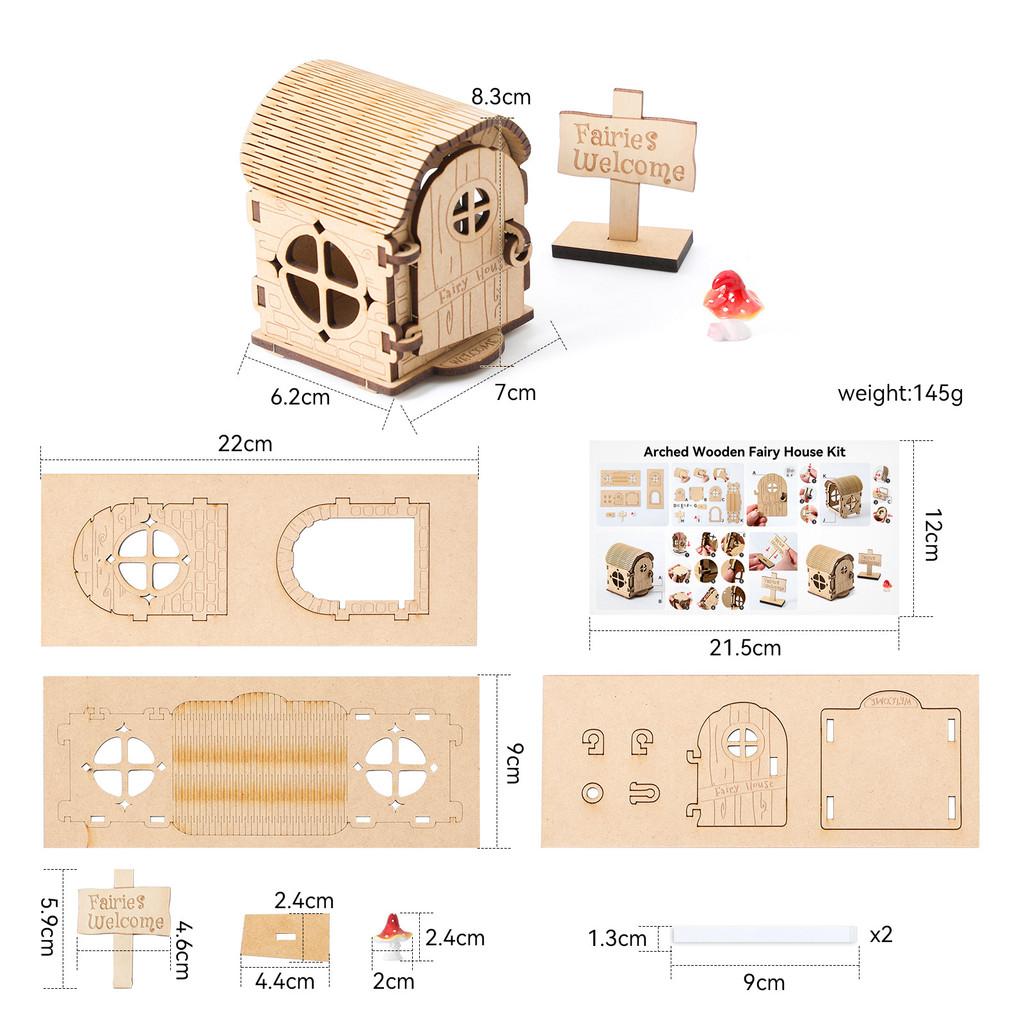 Holz Lernbauspielzeug mit DIY-Design für Kinder Lernentwicklung