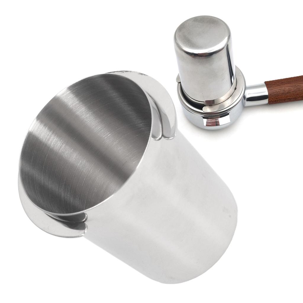 58mm Dosing Cup Stainless Steel Compatibility Polishing Coffee Dosing Cup Powder Feeder for Coffee