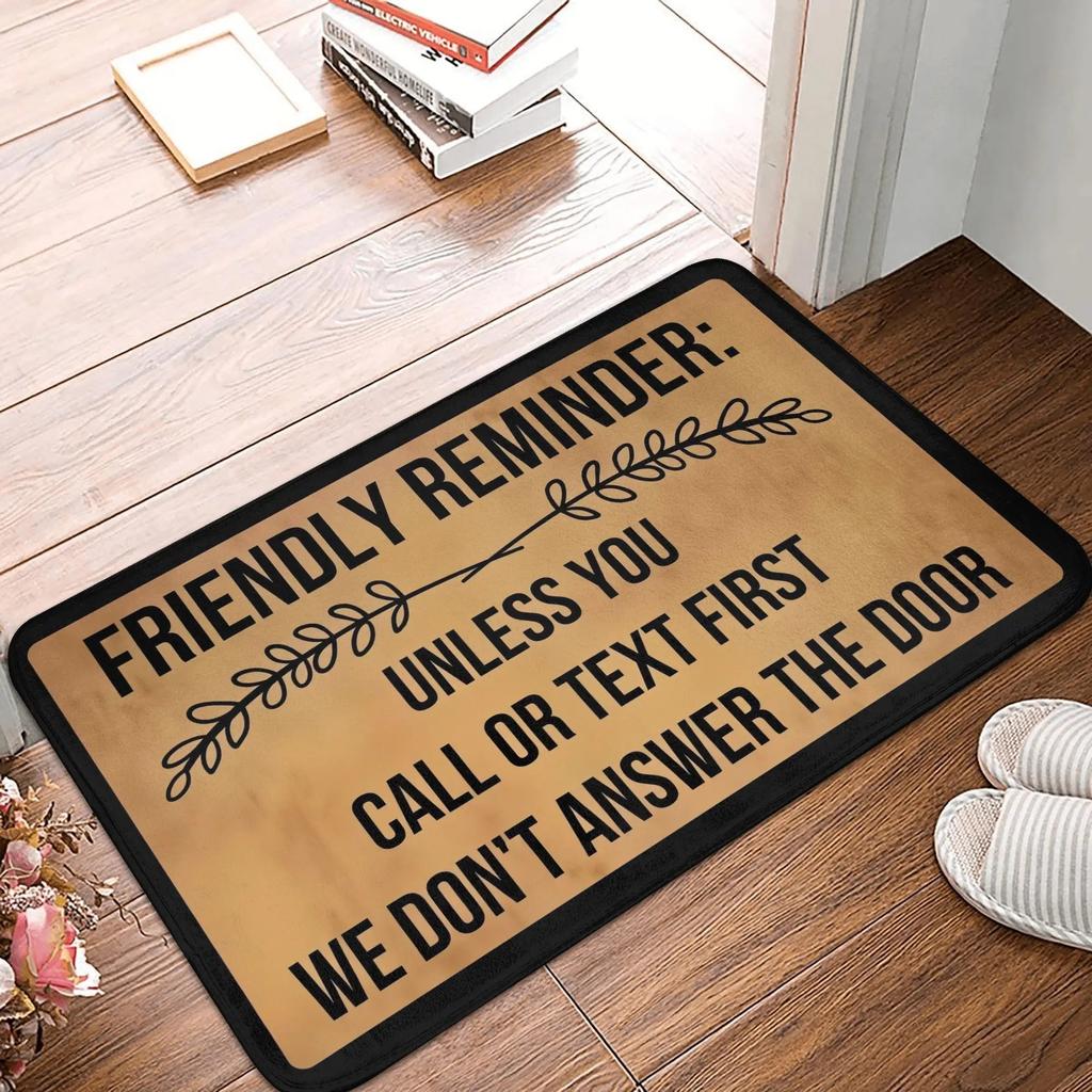 FunEnglish Entrance Carpet Funny Copywriting Anti Slip Floor Mat Suitablefor Home LivingRoom Bedroom Kitchen DecorationFloor Mat