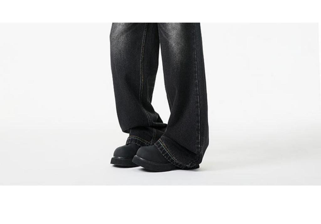 Jeans larghi CleanFit da uomo Estate 2025 - Pantaloni dritti stile American High Street