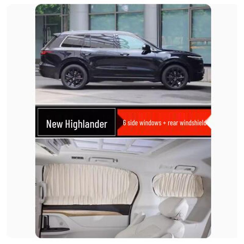 Luxury Suede Blackout Side Curtains for GAC Trumpchi E9 Car