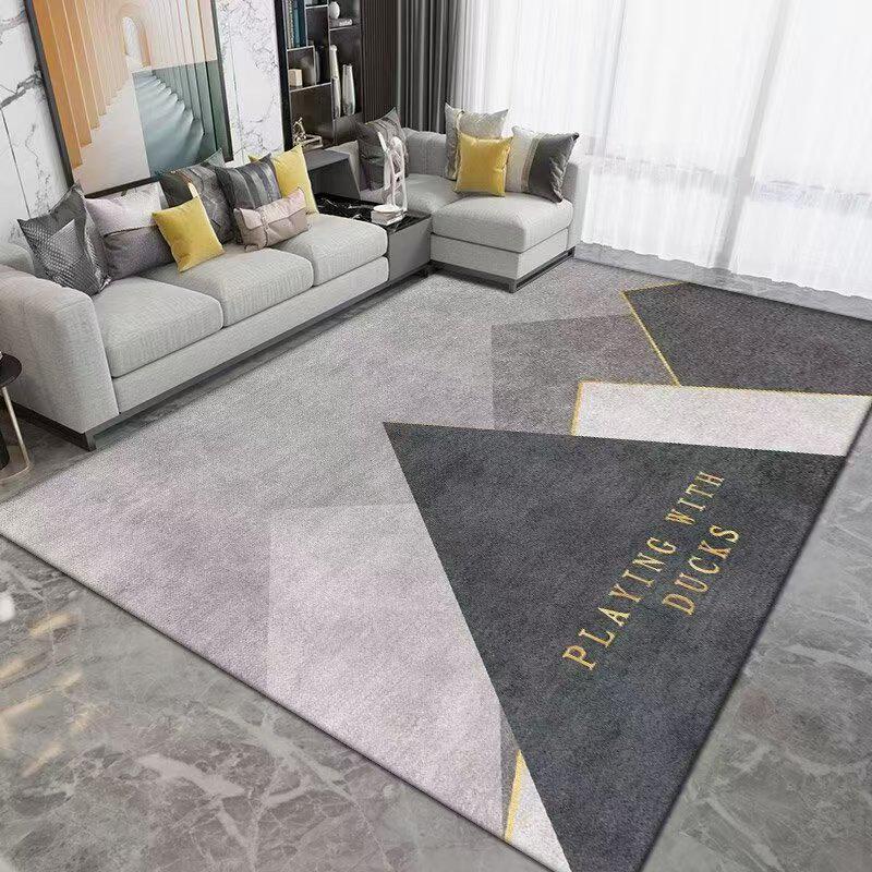 Nordic Winter Classic Imitation Cashmere Living Room Rug for Large Areas