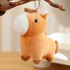 Tier Plüsch Pferd Schlüsselanhänger Cartoon Chinesisches Neujahrsgeschenk Kawaii Pony Anhänger Jahr des Pferdes