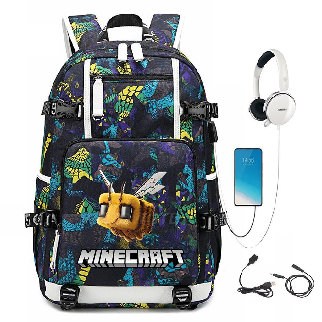 Game Merchandise Outdoor Travel Bag Large Capacity Usb Backpack