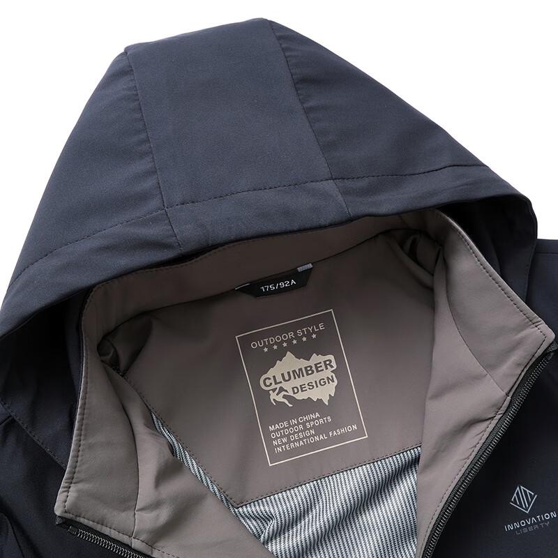 Pierre Cardin Men's Detachable Hood Business Casual Jacket