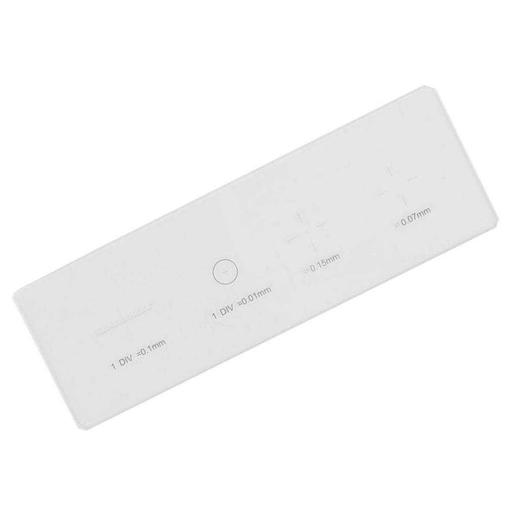 Microscope Objective Micrometer Calibration Slide Glass Stage Micrometer DIV 0.01mm