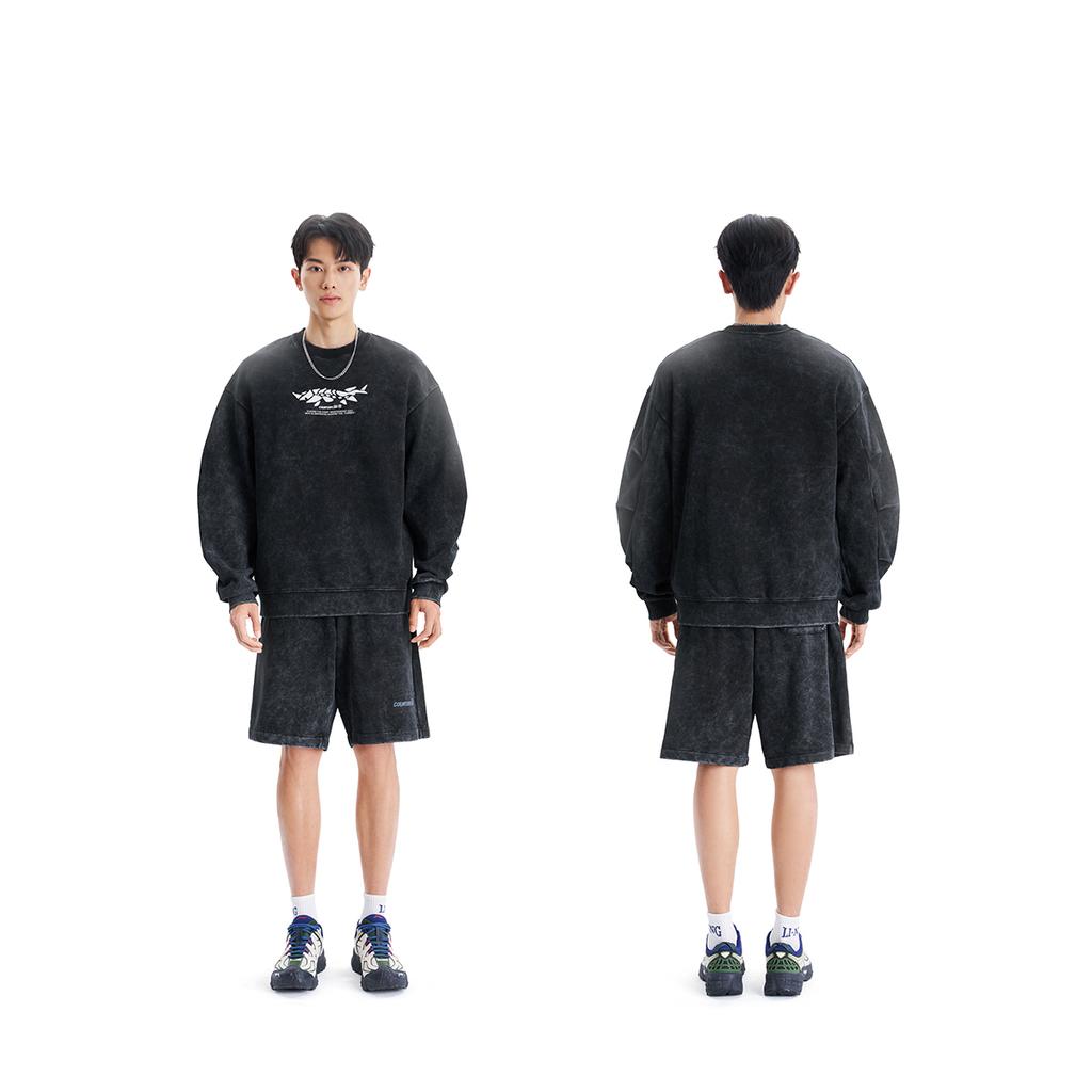 Li Ning Outdoor CF Tracing Sports Shorts Men's Black AKSW007-4