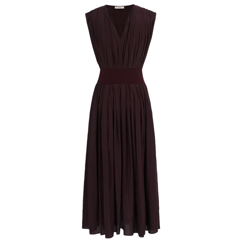 Edition Women's Ruched Waist Sleeveless Maxi Dress